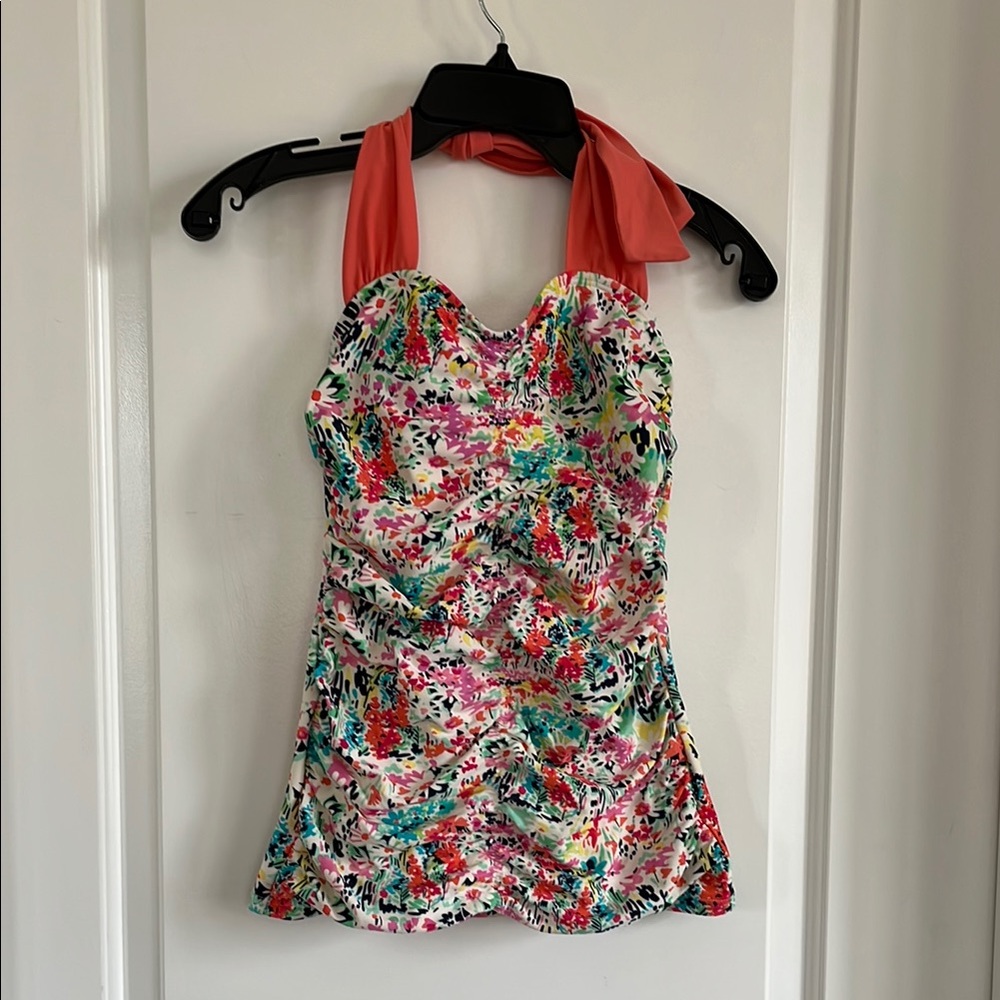 Modli ruched bathing suit top size xs (please see measurements)